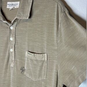 RALPH LAUREN DENIM & SUPPLY Polo Shirt Aztec Logo Cotton Army Green XL TG‎